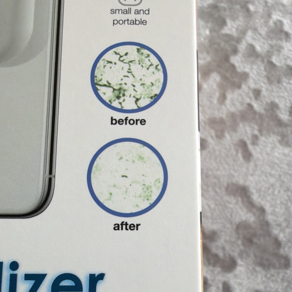 2 PureMobile UV Sterilizer w/ Suction Cups, USB Powered, White WHT