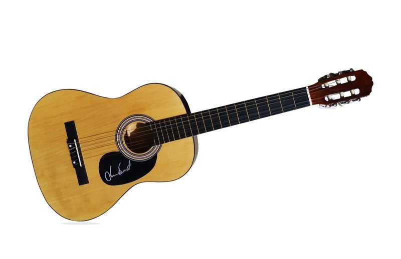 Chad Smith authentic signed acoustic guitar W/ Certificate Autographed (A)