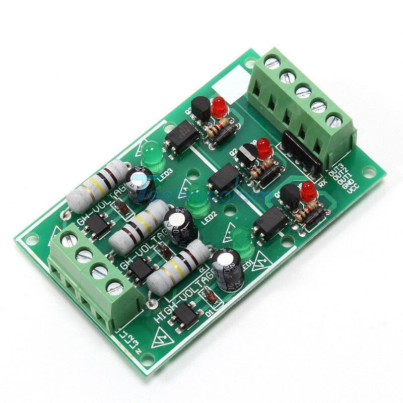 1/3 Channel Bit AC 220V Optocoupler Isolation Module Board Adaptive For PLC