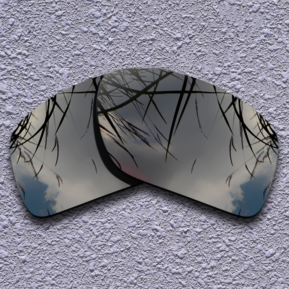 Black&Silver&Blue Replacement Lens For-Oakley Straightlink OO9331 Polarized