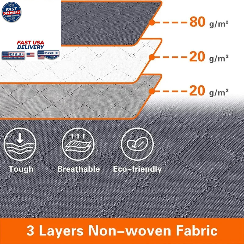 Under Bed Storage Bag Foldable Dustproof Quilt Clothes Organizer 60x45x15cm