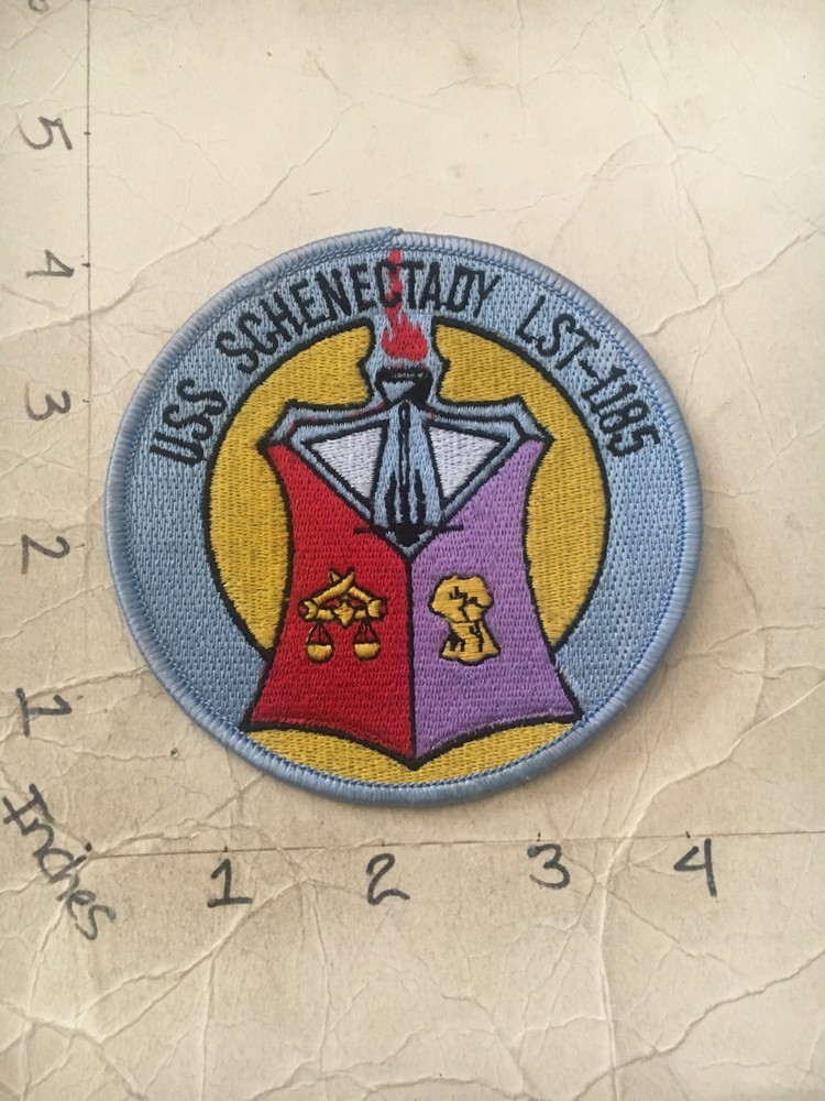 US Navy USS Schenectady LST-1185 patch 7/22/25