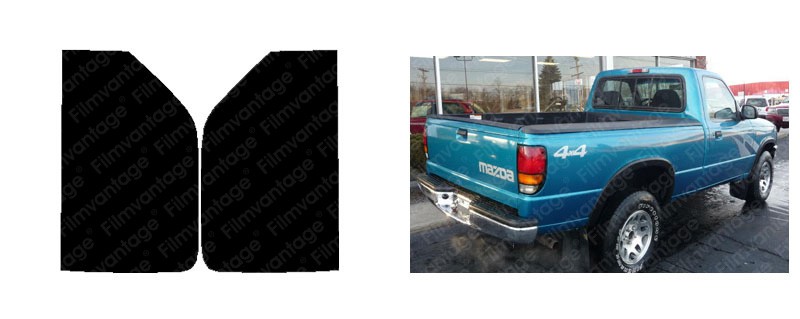 ALPINE CERAMIC PRECUT WINDOW TINT KIT FOR MAZDA B4000 STD 94-97 FRONT DOORS