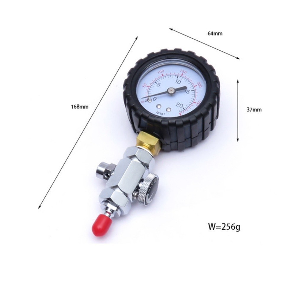 300PSI Gauge Brass Regulator Adjustable Regulator Compact Design For First Stage