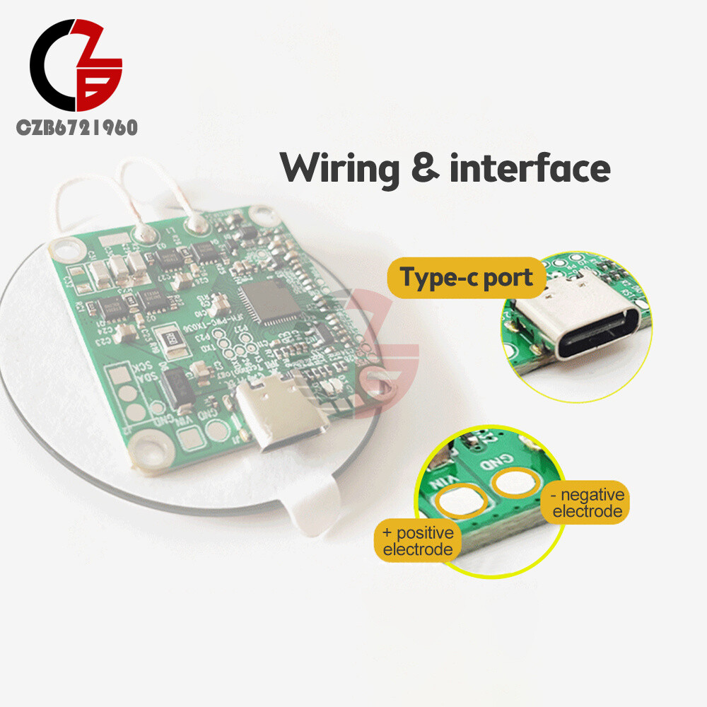 5W 10W 15W Wireless Charger Fast Charging Transmitter Module Coil Board Type-C