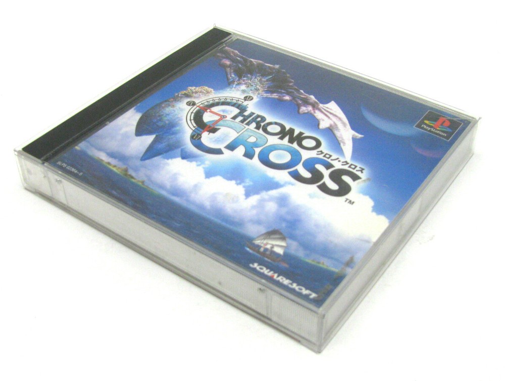 5x SONY PS1 JAPAN OVERSIZED IMPORT CIB - CLEAR PROTECTIVE BOX PROTECTOR SLEEVE