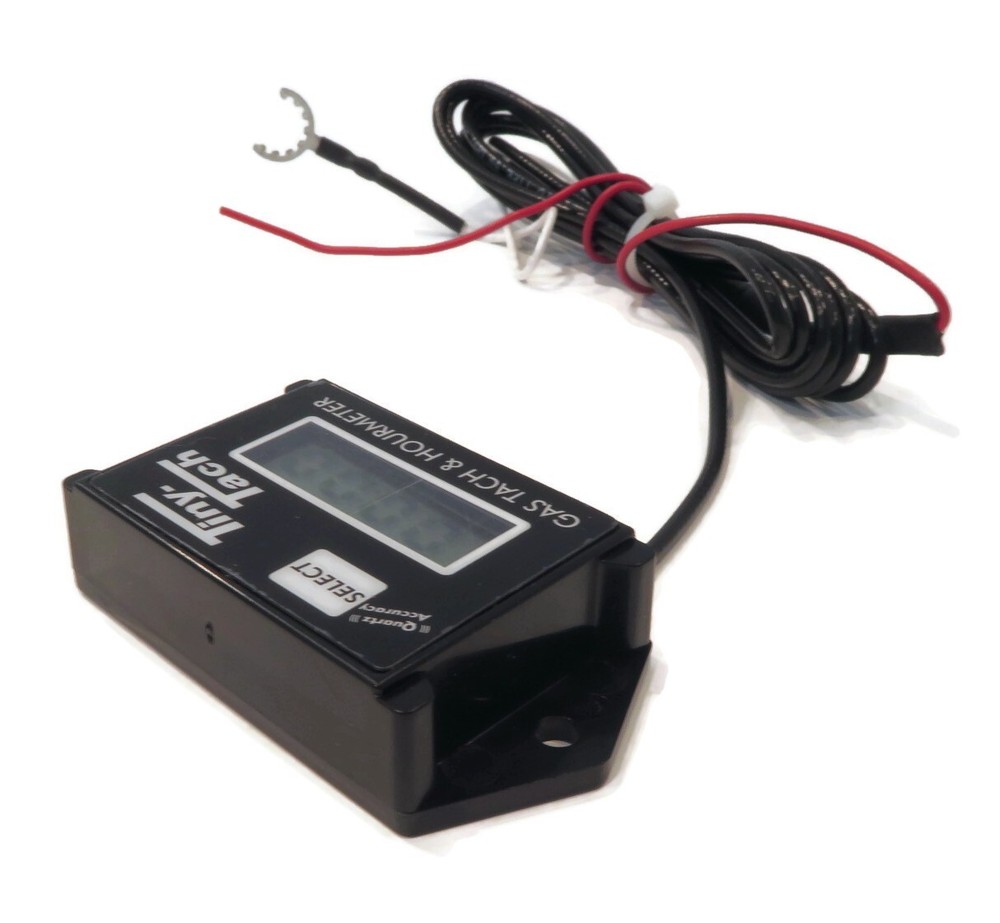 Tiny Tach TT2AM Digital Hour Meter Tachometer Adjustable Resettable Job Timer