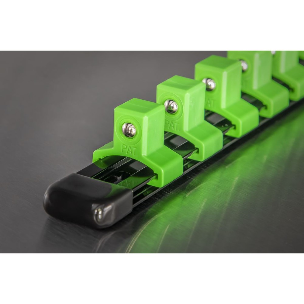 Sealey AK27054HV Socket Retaining Rail with 16 Clips 1/2"Sq Drive