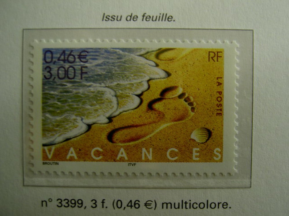 France 3399 Vacations In 2001