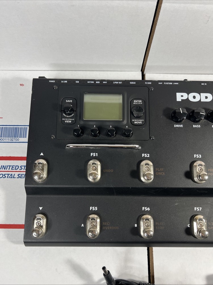 Line 6 POD HD500 Guitar Multi-Effects Processor + Plug -SAME DAY SHIP- WARRANTY