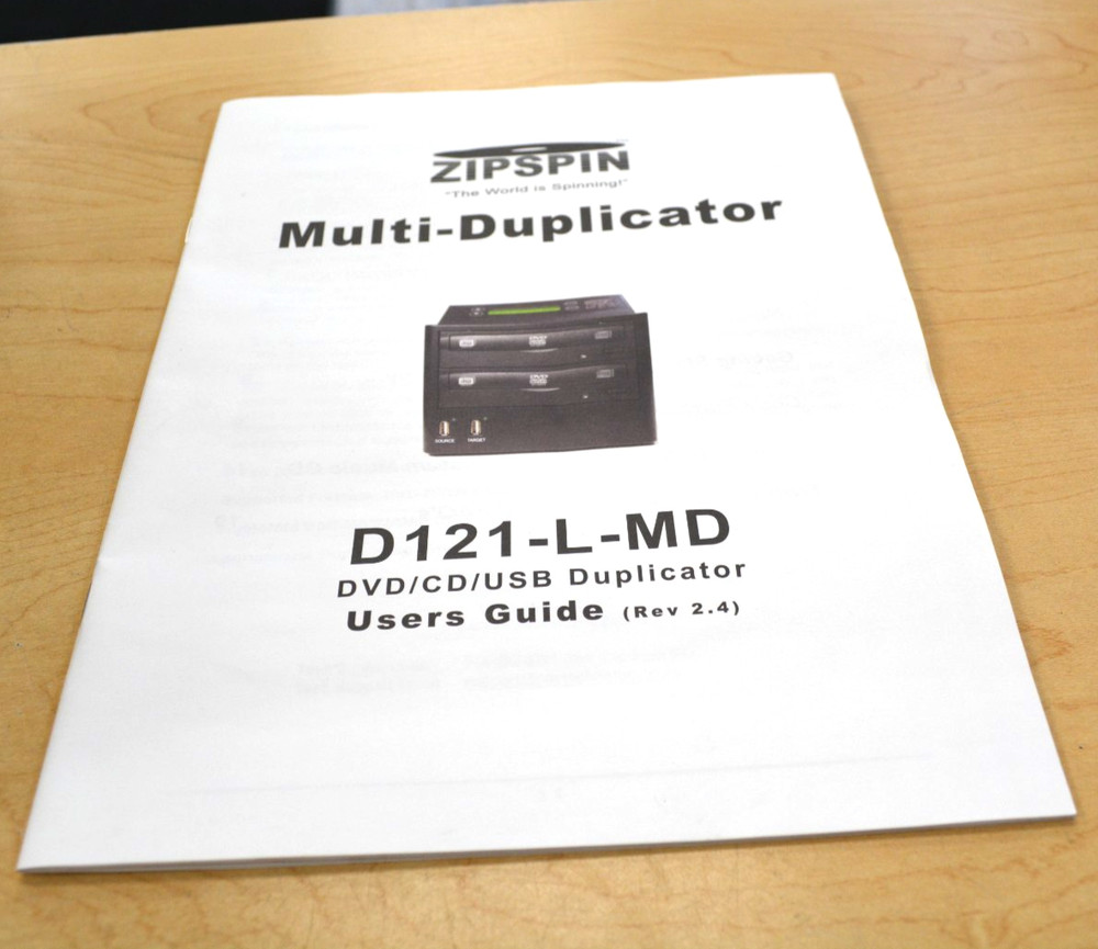 ZipSpin D121-L-MD Multi-Duplicator *NEW* Free Shipping