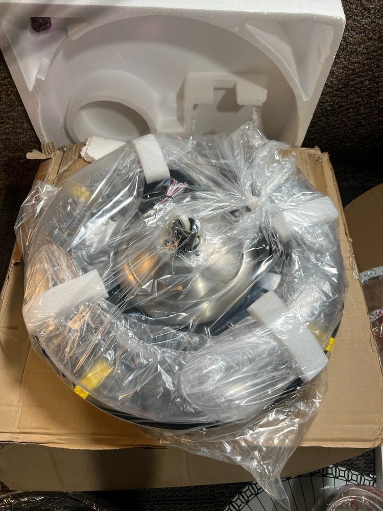 (QTY 1) DC Variable Fan Lamp with Hardware 8502365371