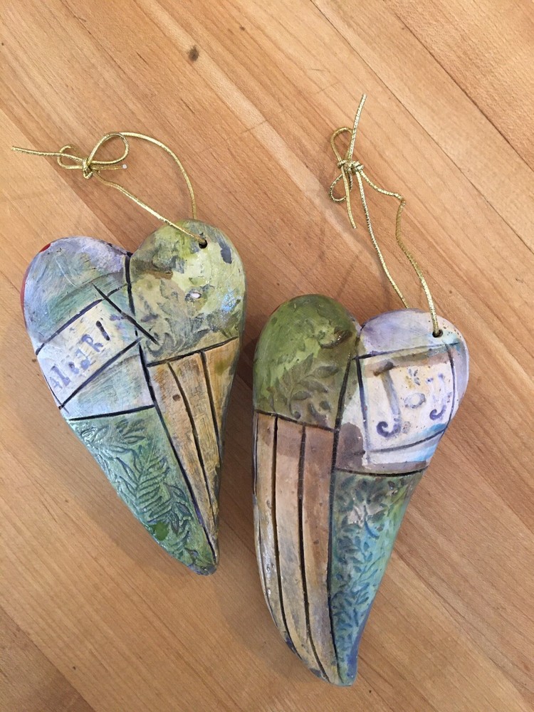 Patricia Gawle Ceramic "Wish Maker Hearts"