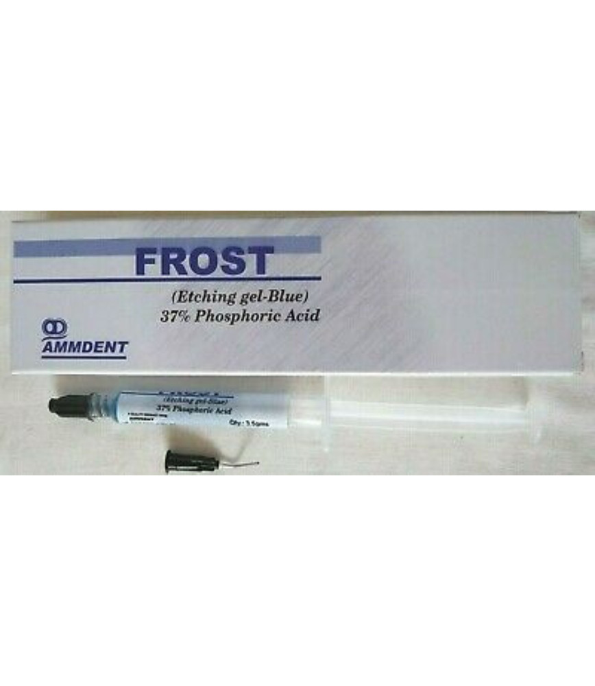 Ammdent Frost Etching Gel Enamel Etching & Dentine Conditioning 37% Phosphoric.