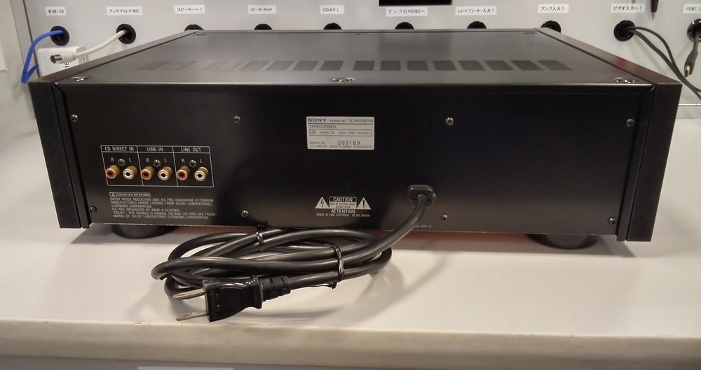 SONY TC-K555ESG cassette deck