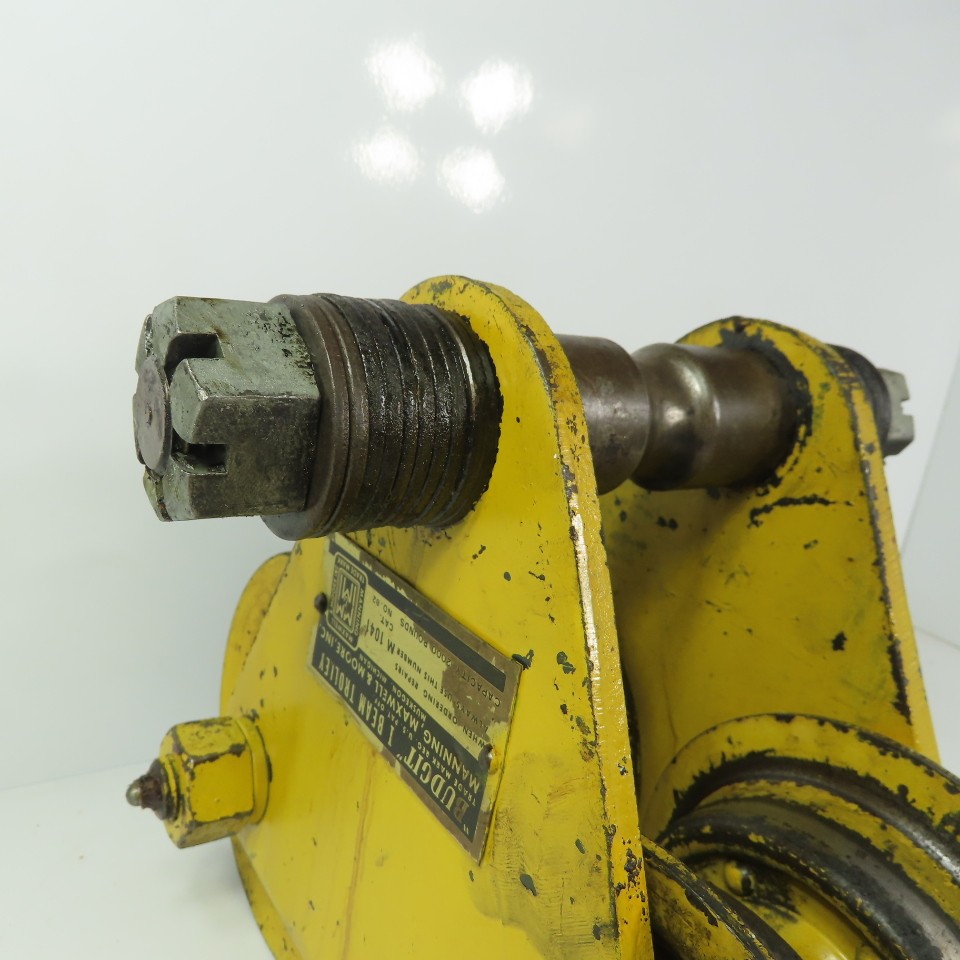Budgit No. 82 Manual Push Pull Hoist Trolley 2" To 4-3/4" Flange 2000lb Capacity