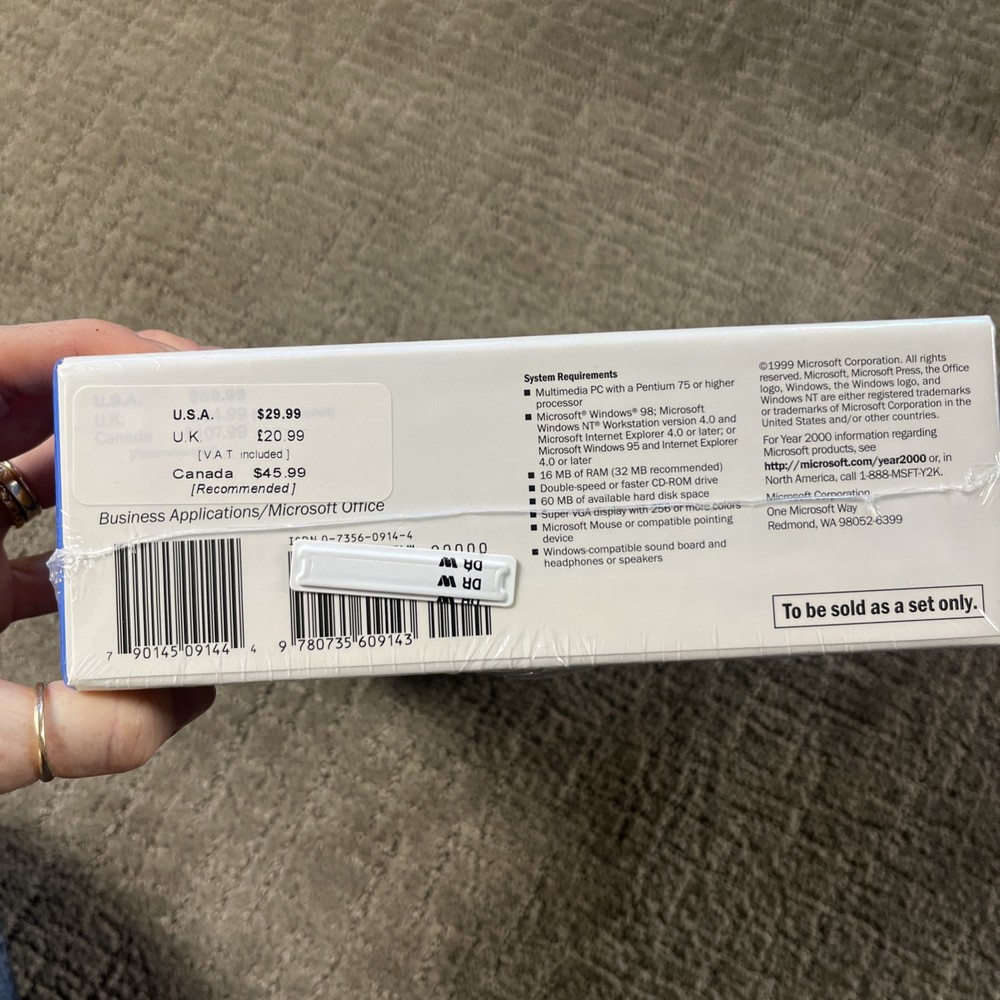 Microsoft Excel 2000 Learning Kit Windows CD-ROM New Sealed!