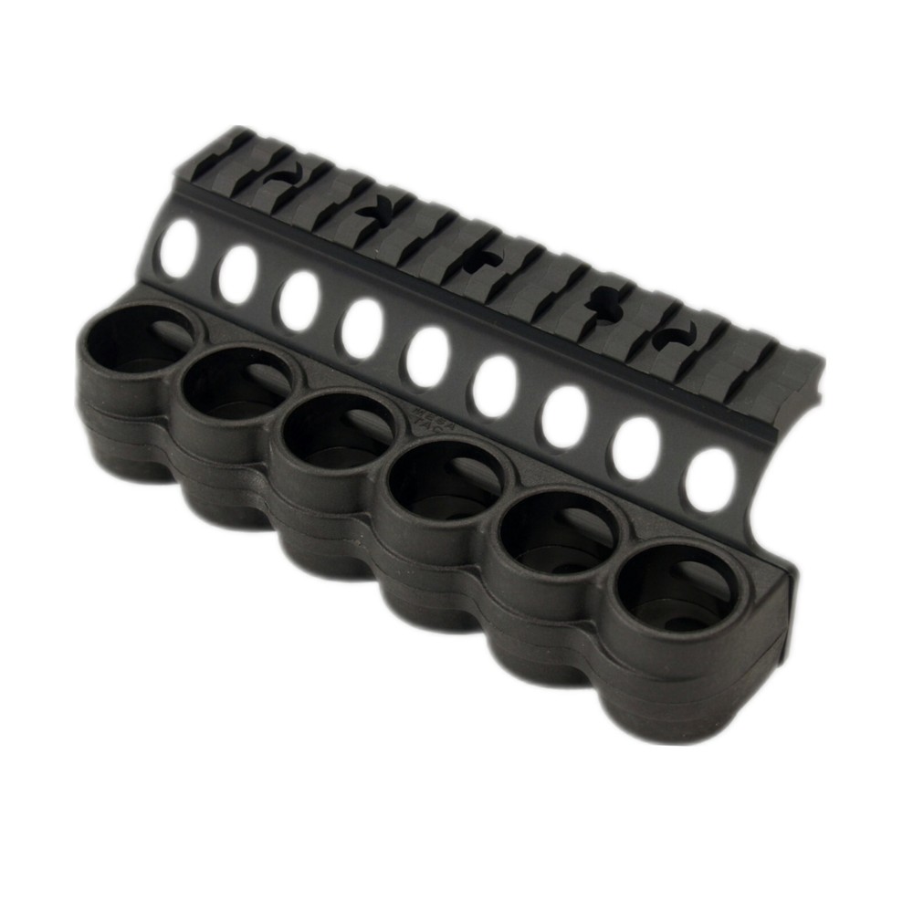 Mesa Tactical Side Saddle Shell Holder Poly/Alum 6-Shell Carrier For Benelli M4