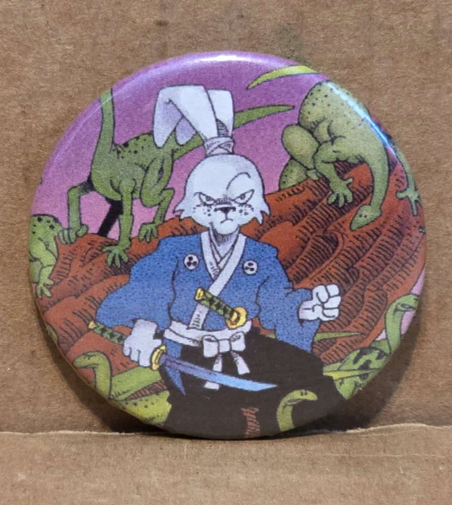 Vintage Miyamoto Usagi Yojimbo Comics 1.75" Pinback Button