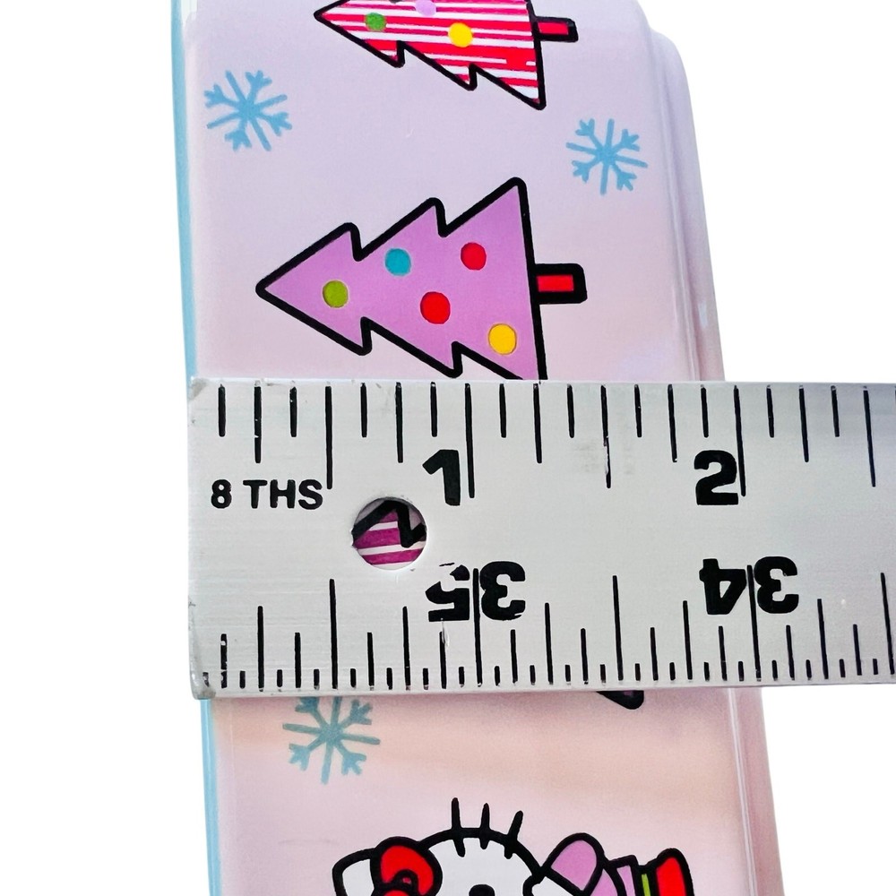 Hello Kitty Square Baking Pan 9" Christmas Ice Skates Ceramic Casserole Bakeware