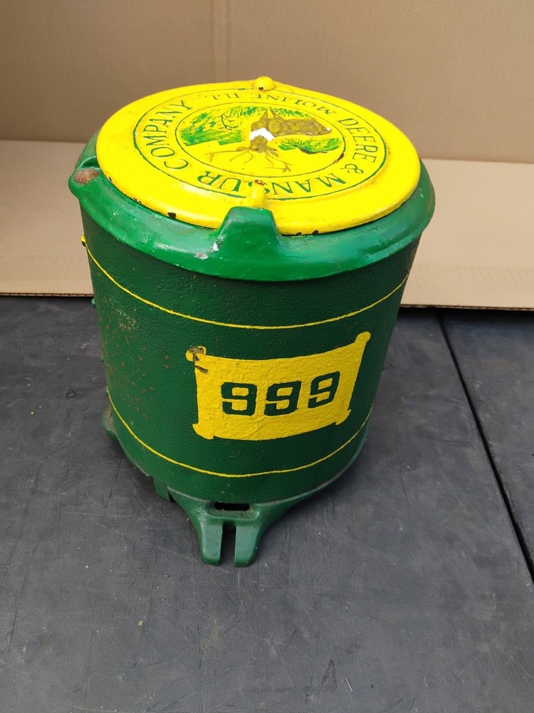 DEERE & MANSUR COMPANY MOLINE IL HAND PAINTED CORN PLANTER/SEED BOX
