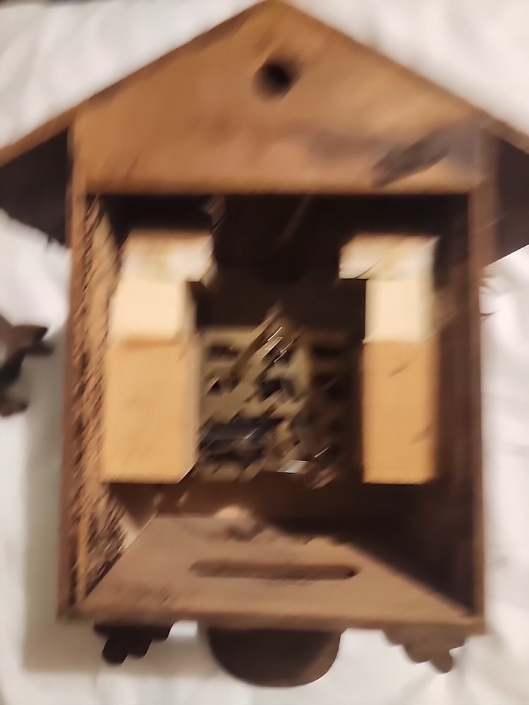 Huge Hunter Cuckoo Clock Carved Black Forest Cuckoo.