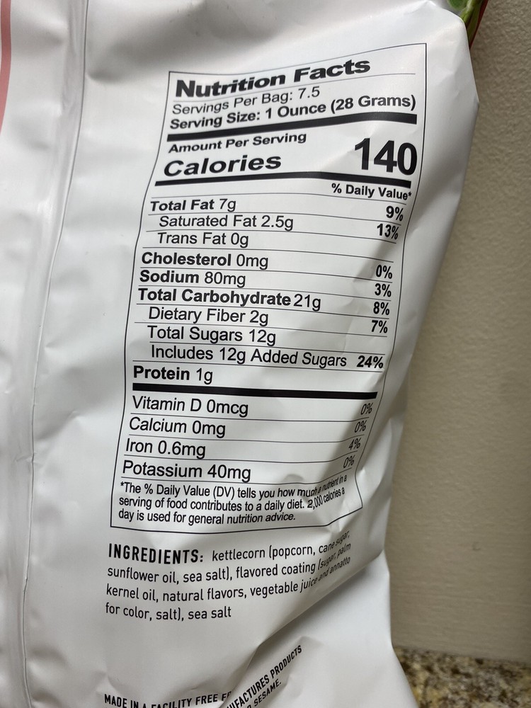 Safe + Fair Strawberry Shortcake Popcorn