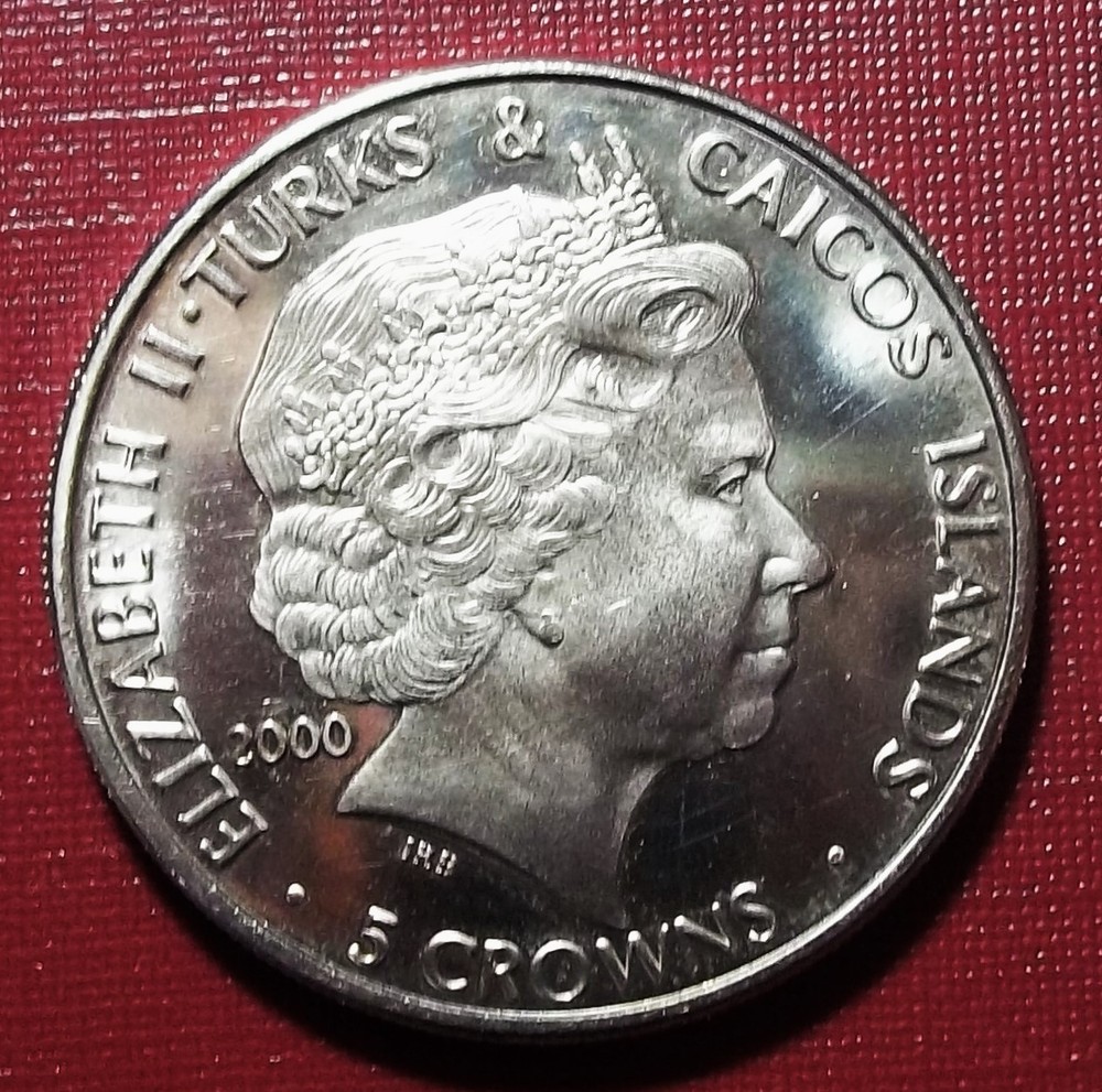 Turks and Caicos Islands 5 crowns, 2000
