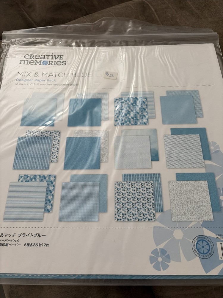 Creative Memories Mix And Match Blue Set