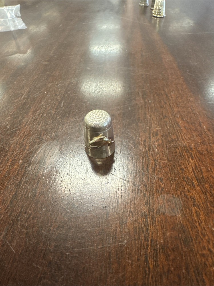 Sterling Silver Thimble Dolphin