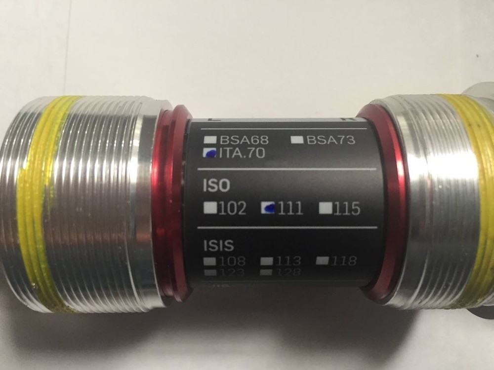 TOKEN ISO Square Bottom Bracket BB ITA 36mmx24T, 111mm