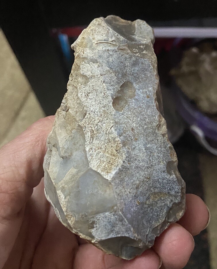 14.22oz Georgetown Flint Rock Quality Knapping Fire Making (Artifact?)
