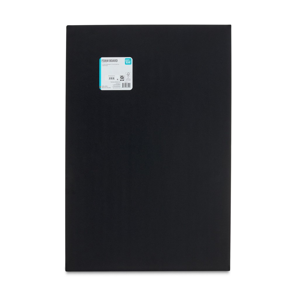 (2 pack) Black Foam Board, 20" x 30"