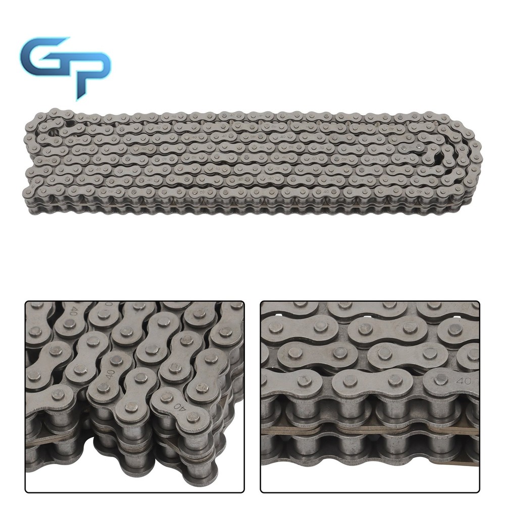 #40-2 Double Roller Chain 10 FT for Drive Systems with 2 Master Links