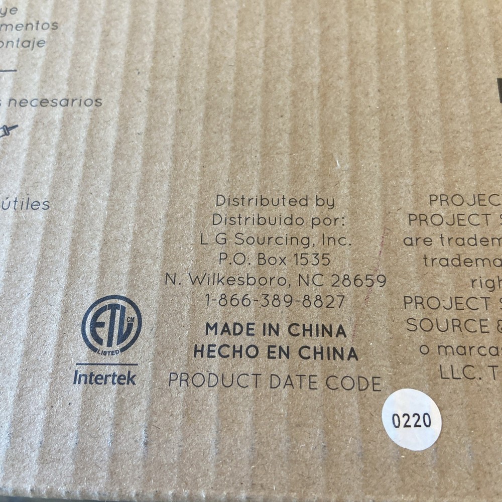 Project Source, 2 Pk - LED Outdoor Small Lantern Wall Light | Matte Black {F3}