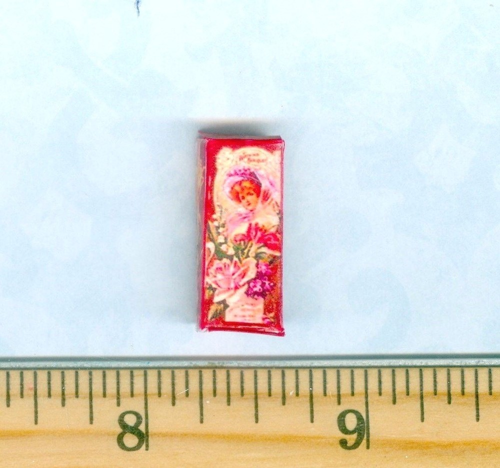 Dollhouse MINIATURES Size Victorian ROSE Perfume Box