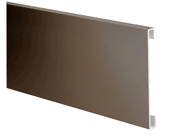 CRL 10BRZ Bronze 10" Bottom Door Rail Adaptor