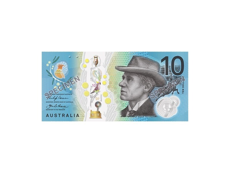 2017 Australia $10 Next Generation Polymer Series Uncirculated in RBA Folder