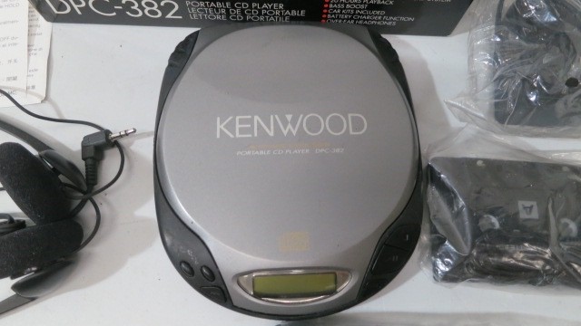 Kenwood DPC-382 Potable CD Player with Accessories