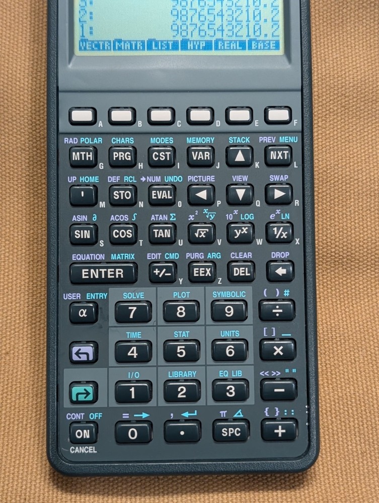 NWOB Hewlett Packard HP 48GX 128K Graphing Calculator Excellent!