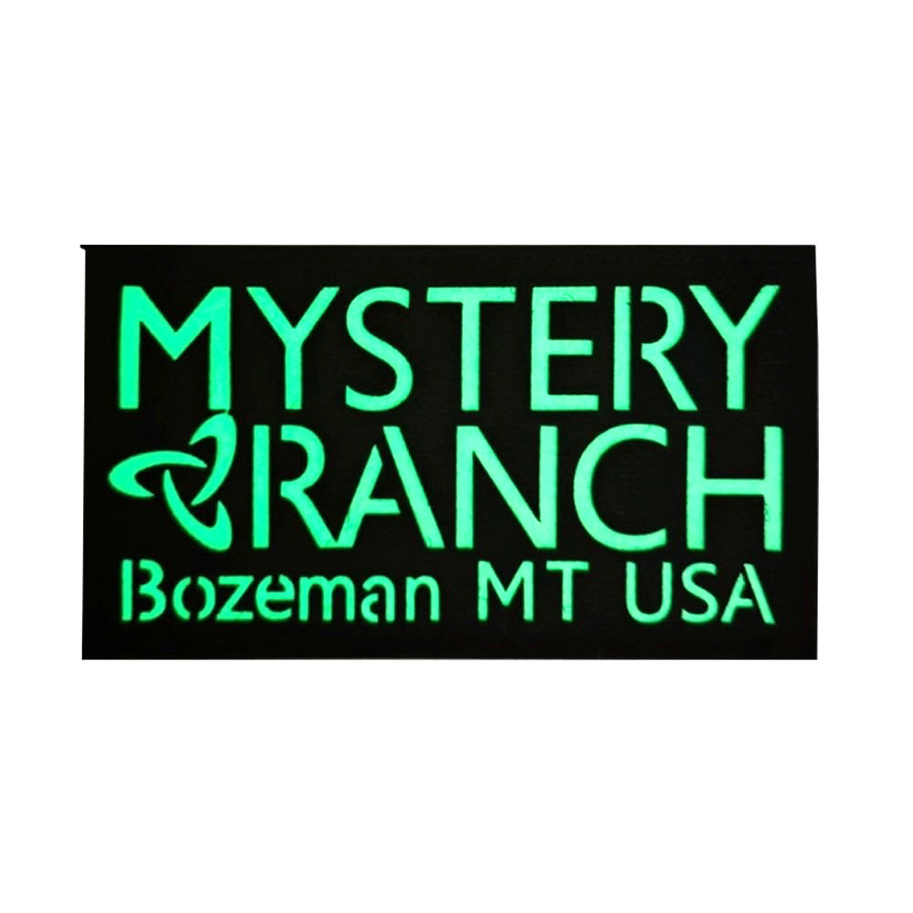 FABULOUS "MYSTERY RANCH BOZEMAN MT USA" HOOK & LOOP REFLECTIVE PATCH...RARE!!!