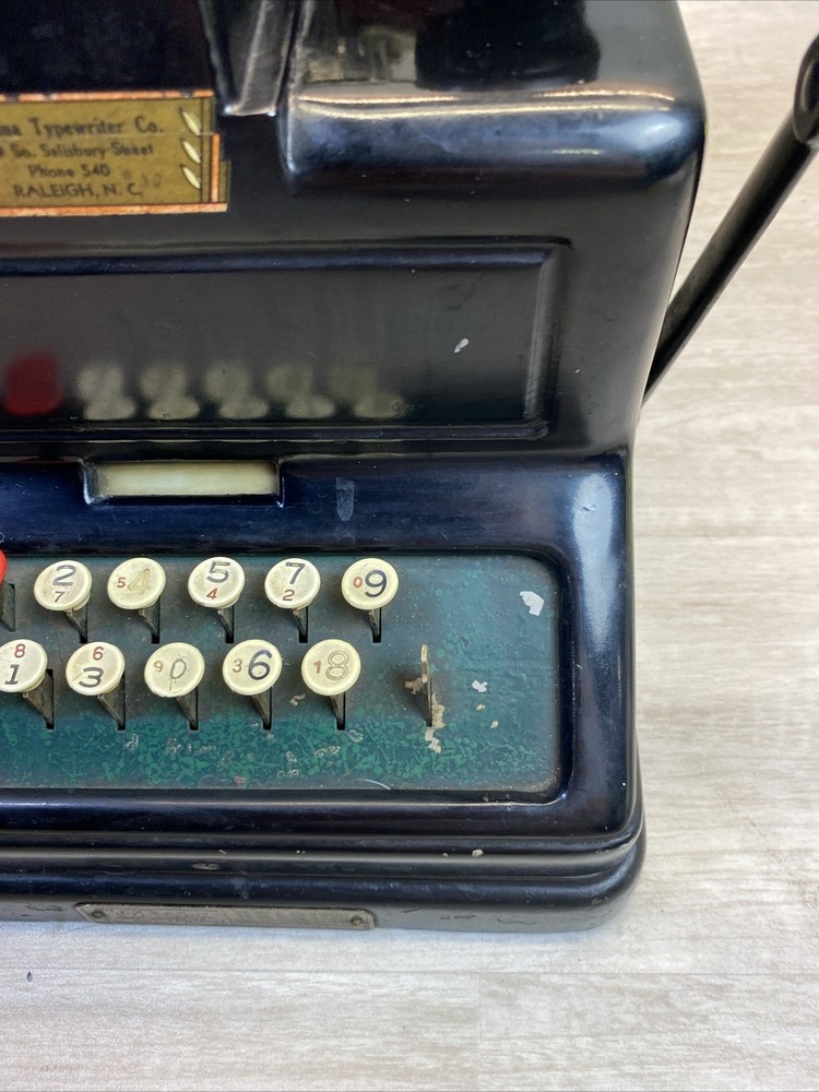 Antique Dalton Adding, listing, & Calculating Machine CLEAN READ MISSING KEY