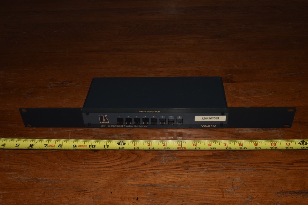 Kramer  8x1 Audio Stero Switcher MODEL#VS-81X USED