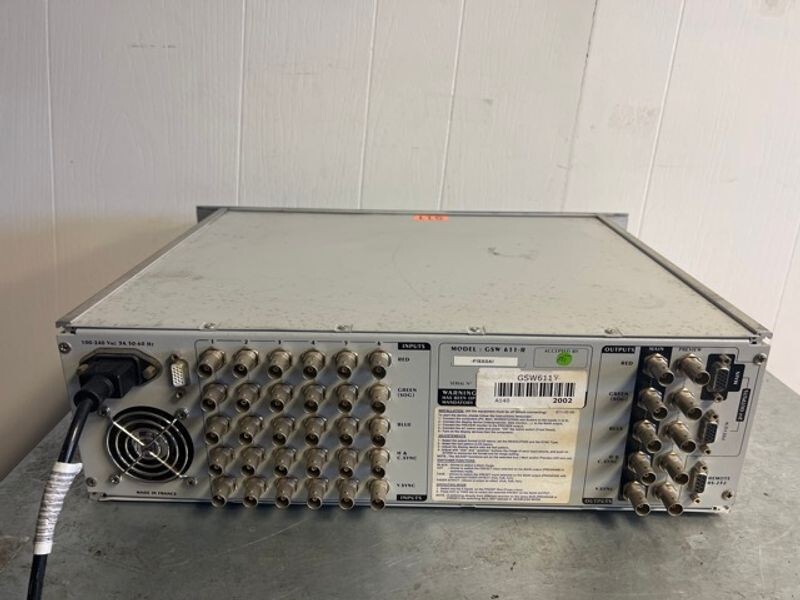 ANALOG WAY GRAPHIC SWITCHER GSW 611-R