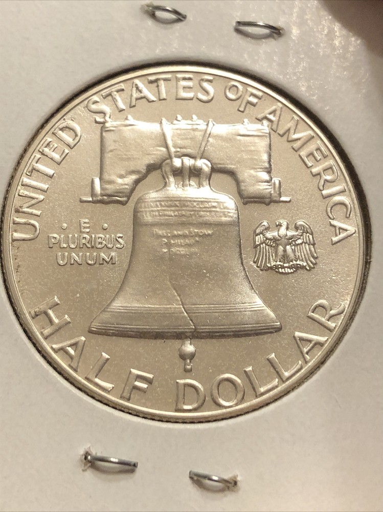 Gorgeous Scarce 1956 Type 2 Proof Franklin Silver Half Dollar BLAZING !