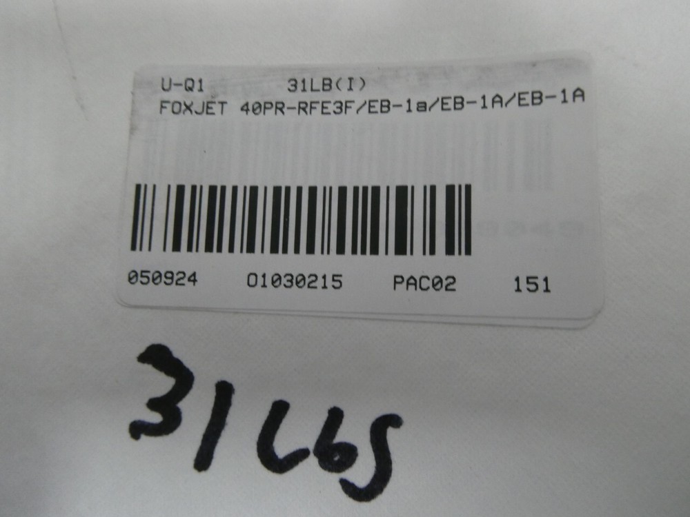 Foxboro 40PR-RFE3F/EB-1A/EB-1A/EB-1A Chart Recorder