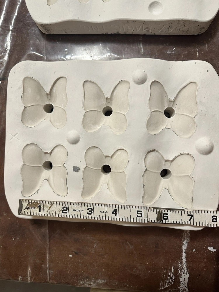 Clay Magic 2019 Six Pack Butterfly 4118 Ceramic Slip Mold