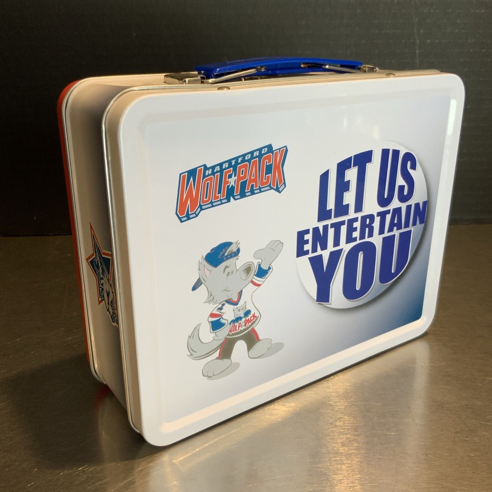 Hartford Wolf Pack SGA Tin Lunch Box 2005-06 Season