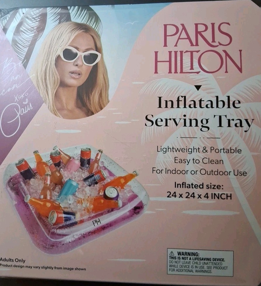 Paris Hilton Inflatable Serving Tray. Lot#97/3/73
