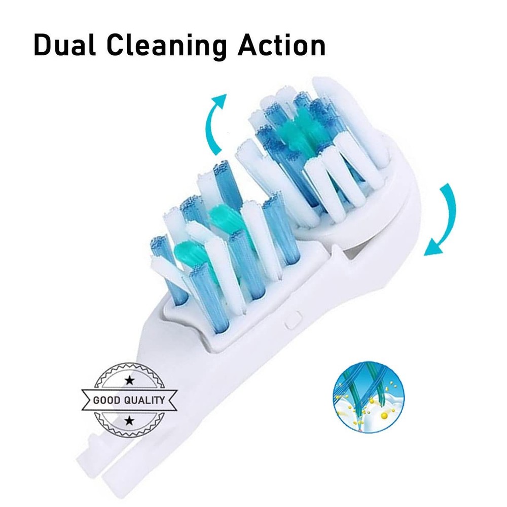 Sensitive Replacement Toothbrush Heads Compatible with Oral-B Cross Action Po...